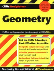 Cover of: Geometry (CliffsStudySolver) by David Alan Herzog