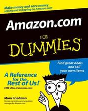 Cover of: Amazon.com for dummies by Mara Friedman