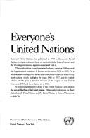 Cover of: Everyone's United Nations by United Nations.