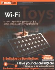 Cover of: Wi-Fi toys: 15 cool wireless projects for home, office, and entertainment