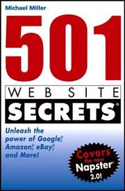 Cover of: 501 Web site secrets: unleash the power of Google, Amazon, eBay, and more