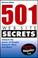Cover of: 501 Web site secrets
