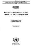 Cover of: International monetary and financial issues for the 1990s: research papers for the Group of Twenty-four.