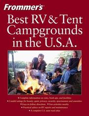 Cover of: Frommer's Best RV and Tent Campgrounds in the U.S.A.