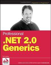 Professional .NET 2.0 Generics (Programmer to Programmer) by Tod Golding