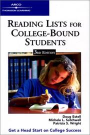 Cover of: Reading lists for college-bound students by Doug Estell