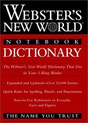 Cover of: Webster's New World notebook dictionary