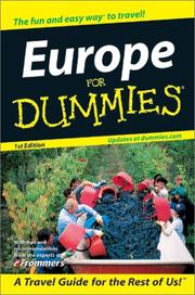 Cover of: Europe for Dummies