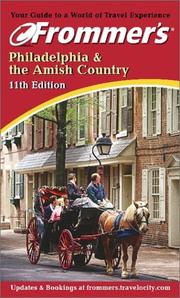 Cover of: Frommer's Philadelphia and the Amish Country