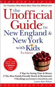 Cover of: The Unofficial Guide to New England and New York with Kids