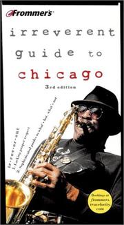 Cover of: Frommer's Irreverent Guide to Chicago (Frommer's Irreverent Guides: Chicago, 3rd ed)