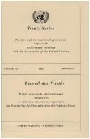 Cover of: Treaty Series #2177: Annexes A & C (Treaty Series)