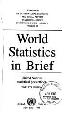 Cover of: World Statistics in Brief: United Nations Statistical Pocketbook (World Statistics Pocketbook)