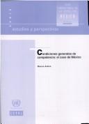 Cover of: Condiciones Generales De Compentencia: El Caso De Mexico (Estudios Y Perspectivas)