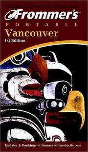 Cover of: Frommer's Portable Vancouver