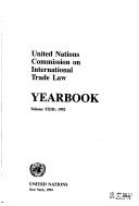 Cover of: Yearbook [1992] by United Nations Commission on International Trade Law.