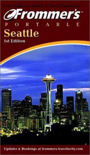 Cover of: Frommer's Portable Seattle by Karl Samson, Jane Aukshunas