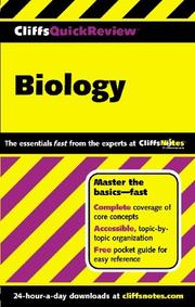 Cover of: Biology (Cliffs Quick Review)