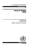 Cover of: The Use of Essential Drugs: Seventh Report of the Who Expert Committee (Technical Report Series)
