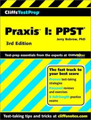 Cover of: Praxis I, PPST by Jerry Bobrow