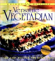 Cover of: Weight Watchers Versatile Vegetarian by Weight Watchers