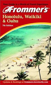 Cover of: Frommer's Honolulu, Waikiki & Oahu by Jeanette Foster, Jocelyn Fujii