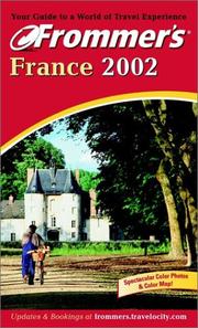 Cover of: Frommer's France 2002 by Darwin Porter, Danforth Prince