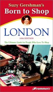 Cover of: Frommer's Suzy Gershman's Born to Shop London