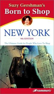 Cover of: Suzy Gershman's Born to Shop New York, 9E