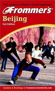 Cover of: Frommer's Beijing