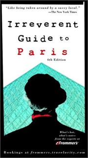 Cover of: Frommer's Irreverent Guide to Paris
