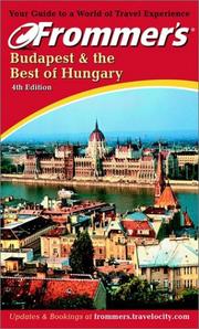 Cover of: Frommer's Budapest & the Best of Hungary