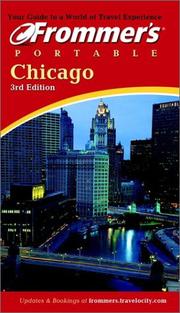 Cover of: Frommer's Portable Chicago by Elizabeth Canning Blackwell