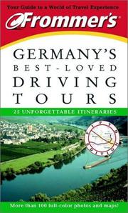 Cover of: Frommer's Germany's Best-Loved Driving Tours