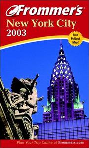Cover of: Frommer's(r) New York City 2003