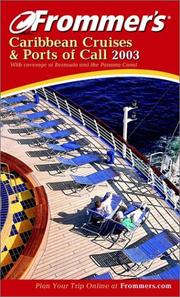 Cover of: Frommer's Caribbean Cruises and Ports of Call 2003 by Heidi Sarna, Matt Hannafin