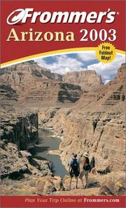 Cover of: Frommer's Arizona 2003 by Karl Samson