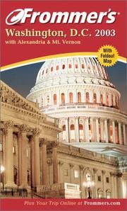 Cover of: Frommer's(r) Washington, D.C. 2003