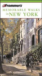 Cover of: Frommer's Memorable Walks in New York