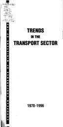 Cover of: Trends in the Transport Sector, 1970-1996