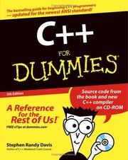 Cover of: C++ for Dummies
