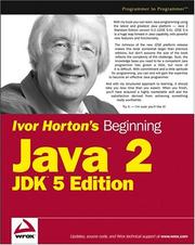 Cover of: Ivor Horton's beginning Java 2, JDK 5 edition by Ivor Horton