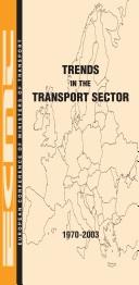 Cover of: Trends In The Transport Sector 1970-2003 by Ecmt