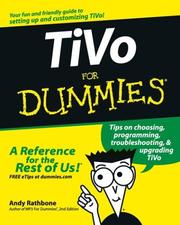 TiVo for dummies by Andy Rathbone