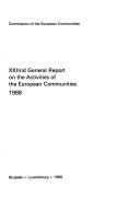 Cover of: General report on the activities of the European Communities.
