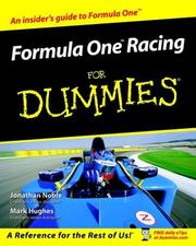 Cover of: formula One Racing for Dummies by Jonathan Noble, Mark Hughes