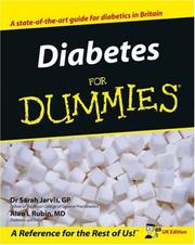 Cover of: Diabetes for Dummies, UK Edition by Sarah Jarvis