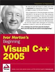 Cover of: Ivor Horton's beginning Visual C++ 2005