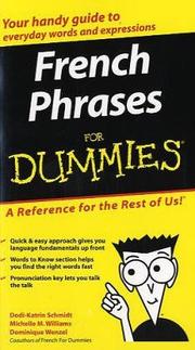 Cover of: French Phrases for Dummies | 