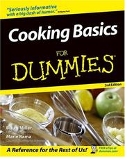 Cooking Basics for Dummies by Bryan Miller, Marie Rama